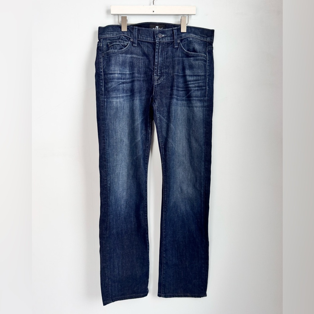 7 for all mankind dark wash slimmy jeans men’s size 33